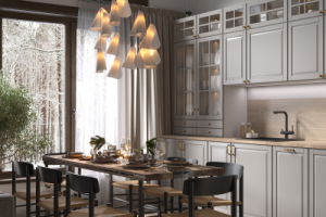 гостиная-кухня