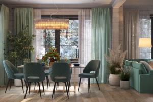 гостиная-кухня