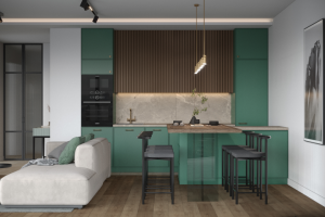 гостиная-кухня