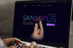 Разработка первого экрана WOW  эффекта наушники