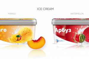 Упаковка для контейнеров с мороженым