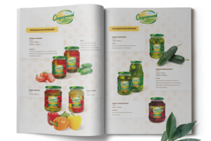 Каталог с консервированной продукцией