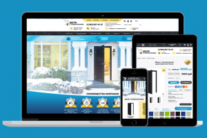 Адаптивный дизайн интернет-магазина по продаже дверей