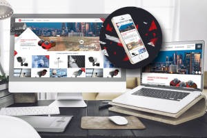 Адаптивный дизайн интернет-магазина по продаже видео камер