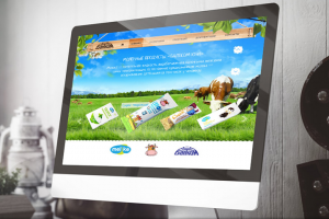 Дизайн сайта для производителя молочной продукции