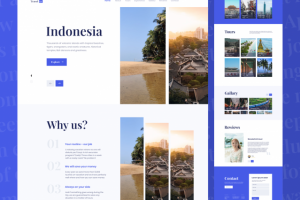 Реальный лендинг Traveler