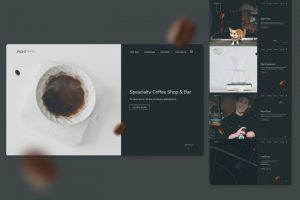 Landing page для кофейни "Right Coffee Bar"