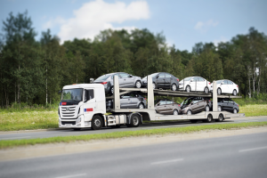 Съемка транспорт автовоз