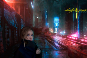 фотошоп в стиле киберпанк