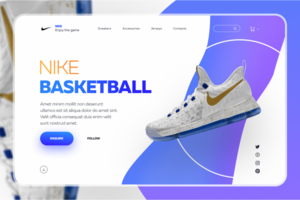 Дизайн-концепт для компании Nike