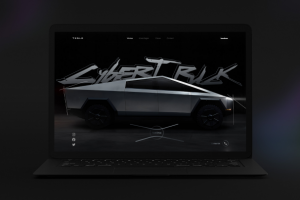 Дизайн-концепт для компании TESLA