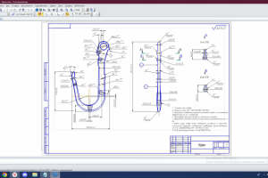 Чертеж на новое производство детали Крюк"