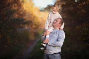 Папа и дочь