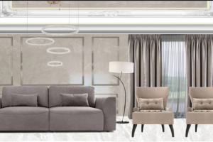 Коллаж гостиной