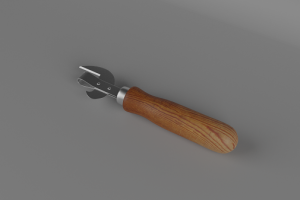 Консервный нож, 3D-модель, формат файла BLEND