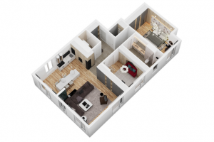 Дизайн-проект квартиры 114,65 м2