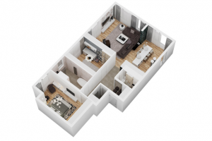 Дизайн-проект квартиры 114,65 м2