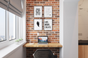 Дизайн-проект квартиры в ЖК Urban Park 73,20 м2. Балкон