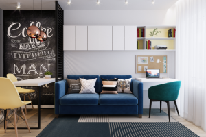 Дизайн проект квартиры 49,60 м2