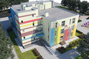 3d визуализация детского сада