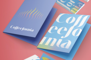 Фирменный стиль для сети кофеен Кофефорния