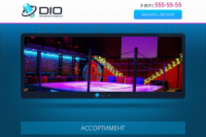 Светодиоды шаблон лэндинг