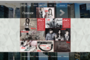 Главная страниц интернет магазина одежды