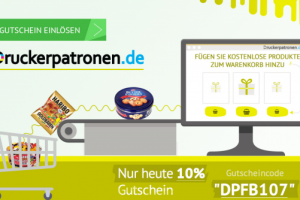 Баннер в Facebook для немецкой компании продажи тонеров, картр.