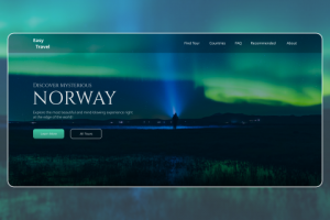 Easy Travel - сайт для путешествий