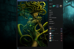 Иллюстрация для стим аккаунта в 2-х фрагментах