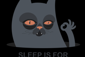 Принт для футболки «сон для слабаков»