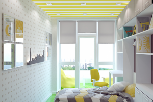 Дизайн проект двухкомнатной квартиры в современном стиле.