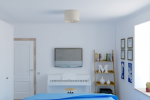 Дизайн проект двухкомнатной квартиры в скандинавском стиле.