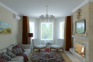 Дизайн проект дома 300 кв.м.