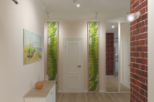 Дизайн проект трехкомнатной квартиры