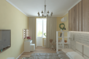 Дизайн проект трехкомнатной квартиры