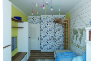 Дизайн проект трехкомнатной квартиры