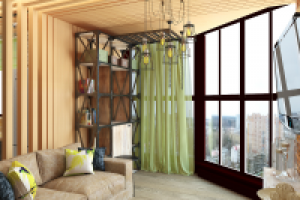 Однокомнатная квартира в стиле лофт