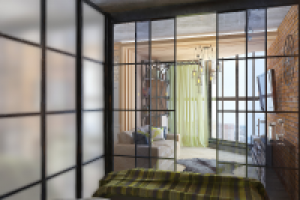 Однокомнатная квартира в стиле лофт