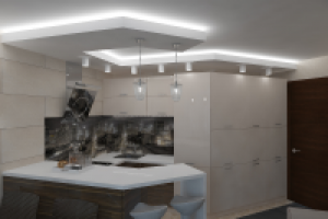 Дизайн проект трехкомнатной квартиры