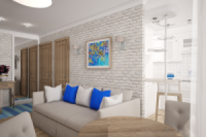 Дизайн проект трехкомнатной квартиры