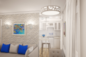 Дизайн проект трехкомнатной квартиры