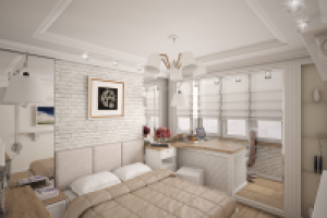 Дизайн проект трехкомнатной квартиры