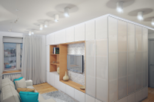 Дизайн проект трехкомнатной квартиры