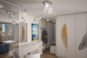 Дизайн однокомнатной квартиры.