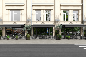 Летняя веранда ресторана «Булка» на Покровке