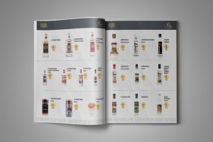 Верстка каталога алкогольной продукции