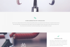 AOD - Лендинг для магазина велосипедов