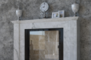 Камин из мрамора