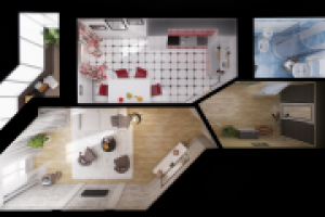 3D планировка 1-к. квартиры